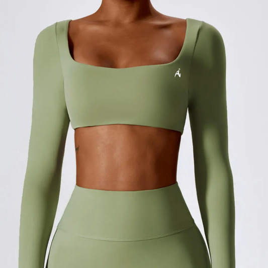 Ally Long Sleeve Crop Top