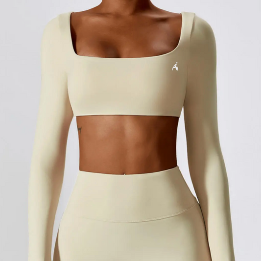 Ally Long Sleeve Crop Top