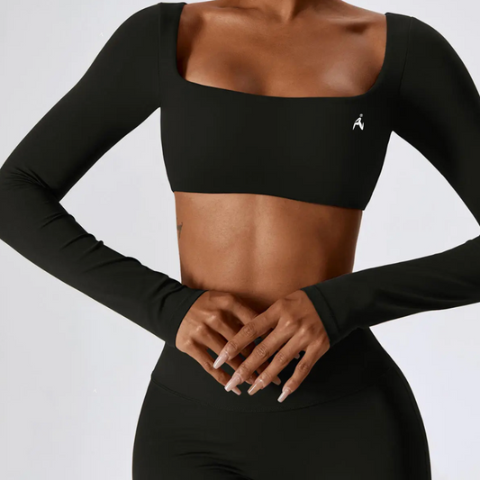 Ally Long Sleeve Crop Top