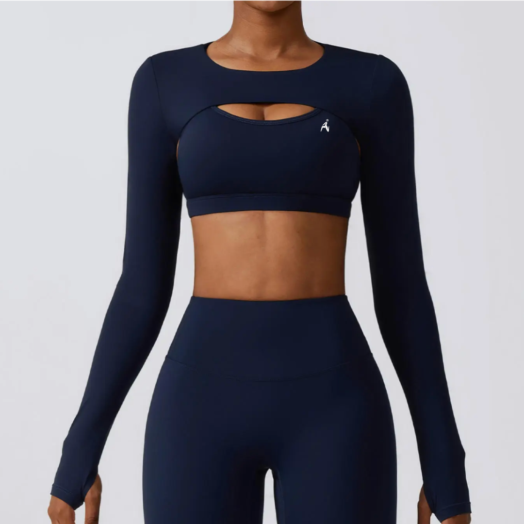 Stephany Long Sleeve Crop Top