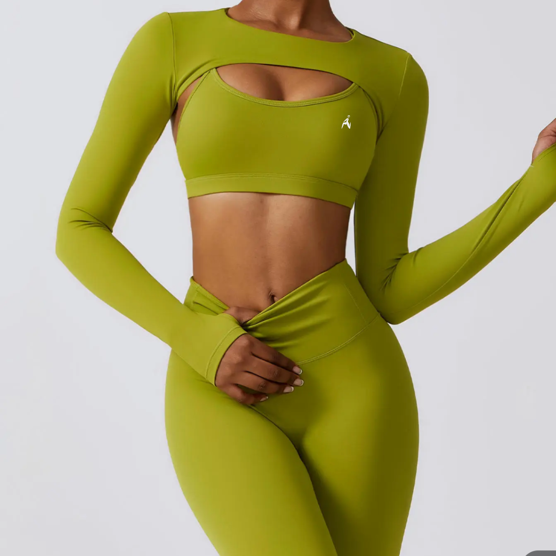 Stephany Long Sleeve Crop Top