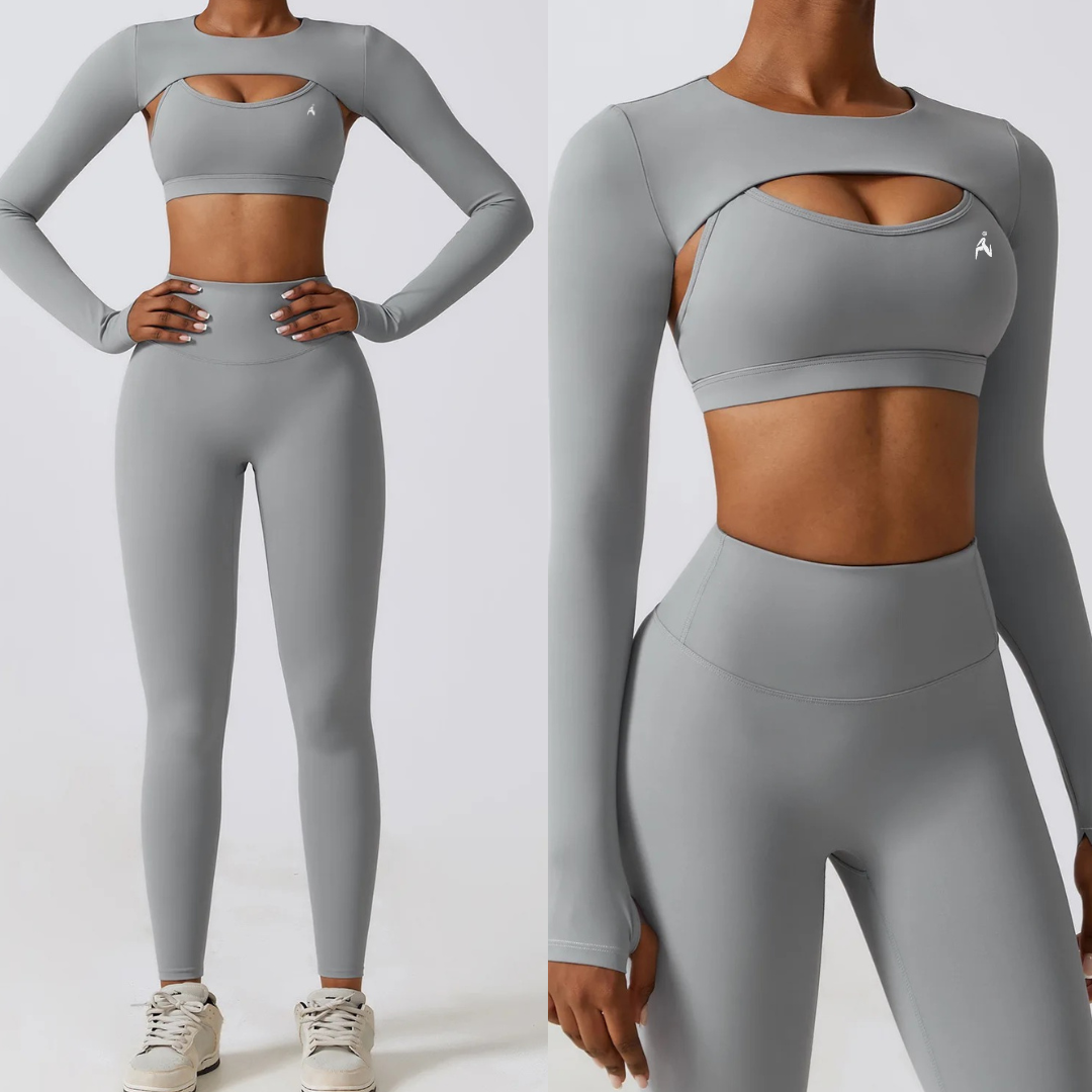 Stephany Long Sleeve Crop Top