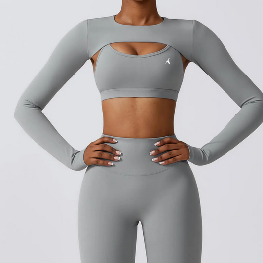 Stephany Long Sleeve Crop Top